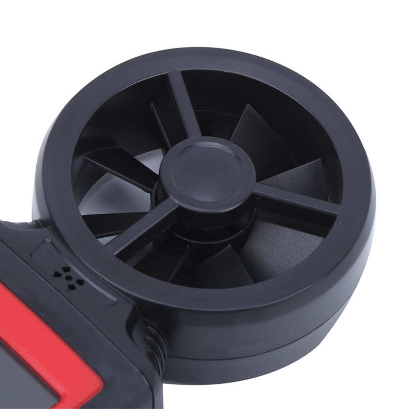 HT625B Handheld Digital Anemometer Air Flow Wind Speed Gauge Temperature Humidity Measurement Instrument With Backlight Display