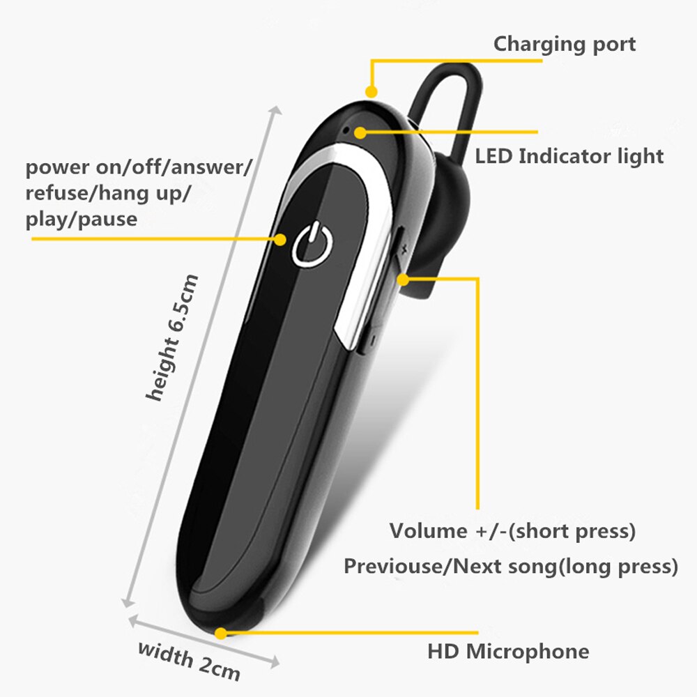Bluetooth-kuulokkeet mikrofonilla 32 tuntia puheaikaa langattomat kuulokkeet hienkestävät urheilumusiikkinappikuulokkeet pitkäkestoiset kuulokkeet