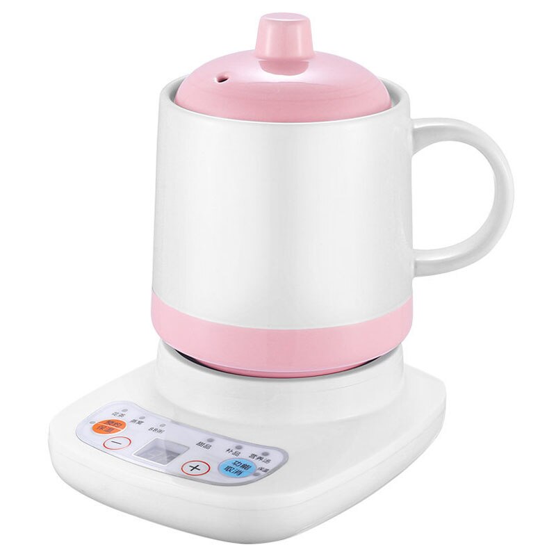 220V Cup Warmer Multi-function Health Pot Timing Ceramic Electric Cup Heater Mug Warmer Tea Cup With Plate