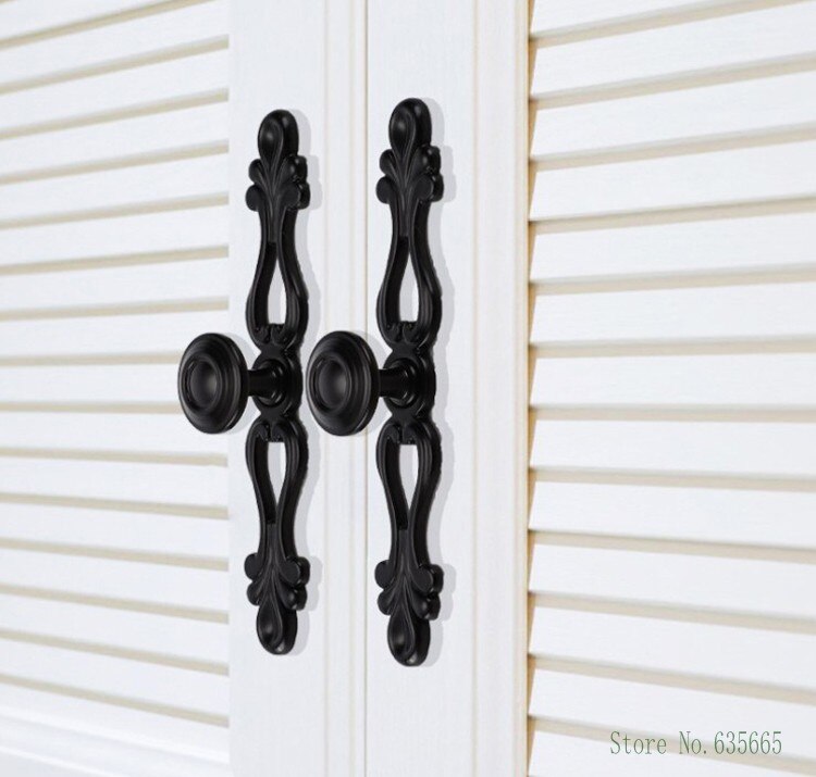 Antique Silver Black Bronze Furniture Handle Kitchen Cabinets Small Door Drawer Handle Wardrobe Cupboard Dresser Pull Door Knobs