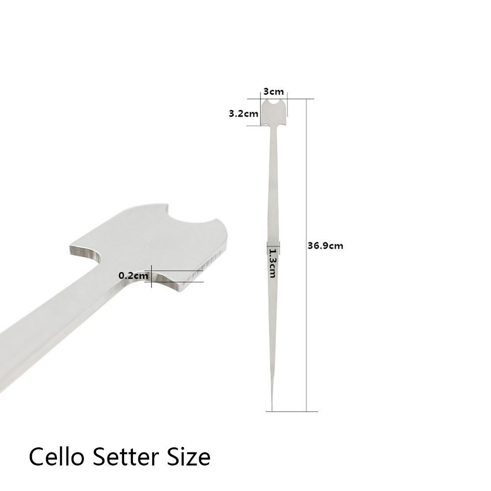 Cello / Double Bass Sound Post Setter Upright Stainless Steel Column Hook Tool Strings Instrument Cello Part Accessories