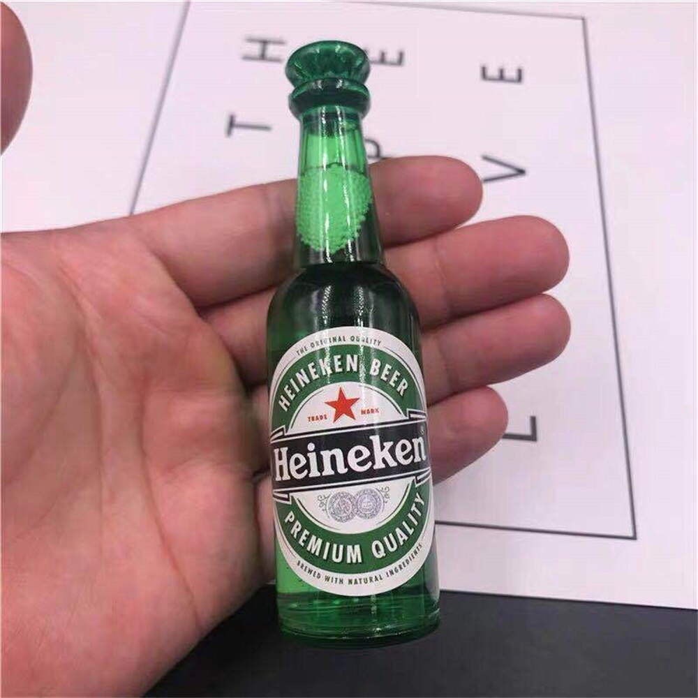 3D Koelkast Magneet Simulatie Bier Coke Whiskey Opener Mini Wijn Fles Soda Kurkentrekker Vloeistof Kan Flow Keuken Decor: H