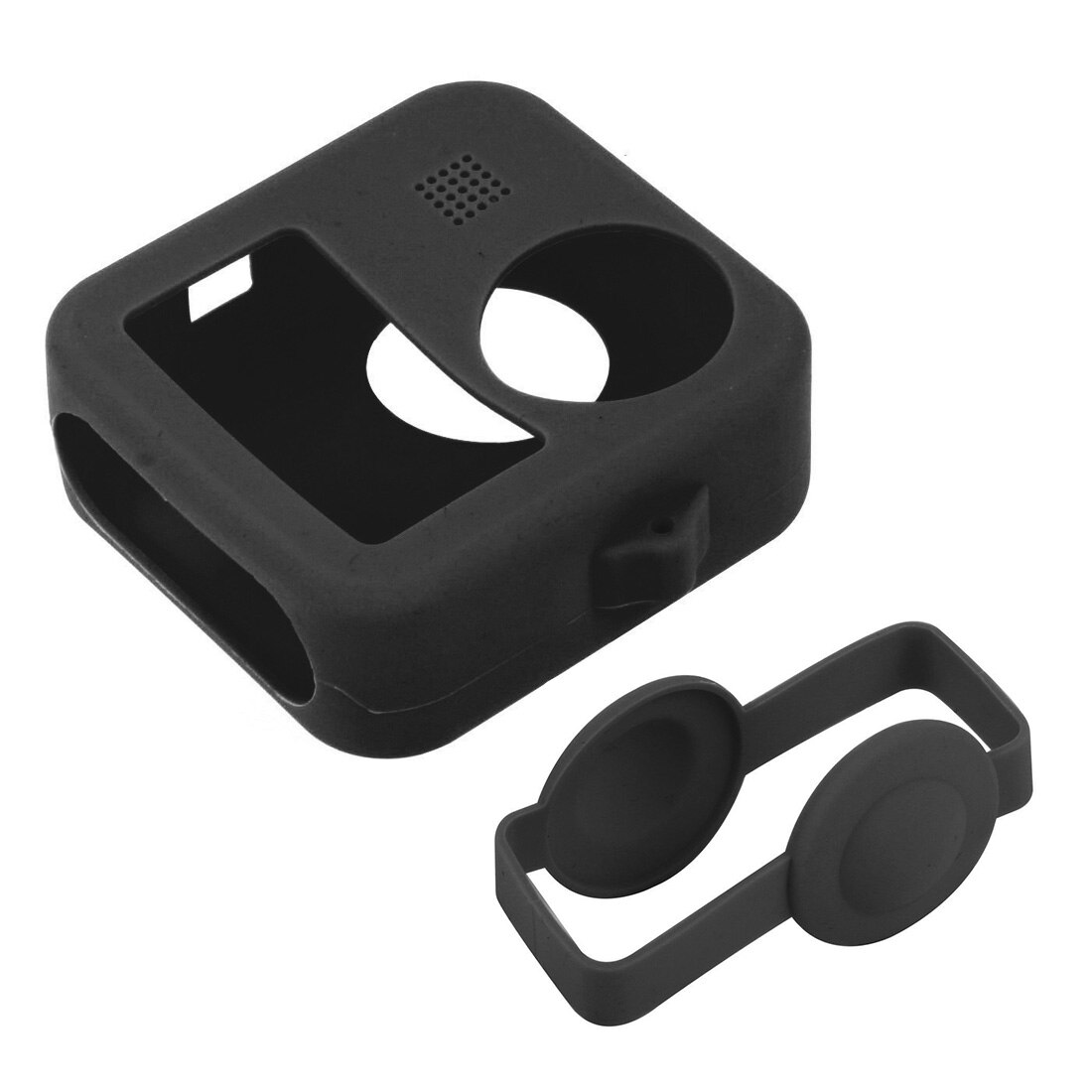 Funda de silicona blanda, Rollcage para GoPro, tapa de lente máxima, marco protector corporal para Go Pro MAX panorámica 360, accesorios para cámara