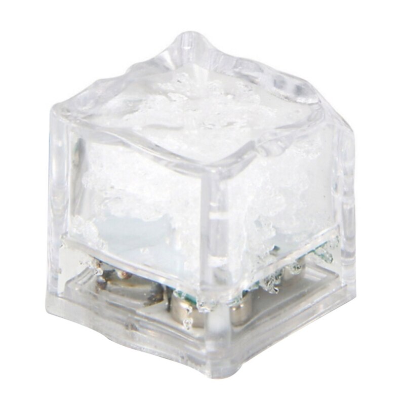Klein ijsblokjes speelgoed met water led speelgoed voor feestdecoraties gratis en festival willekeurig  d4 uur 0