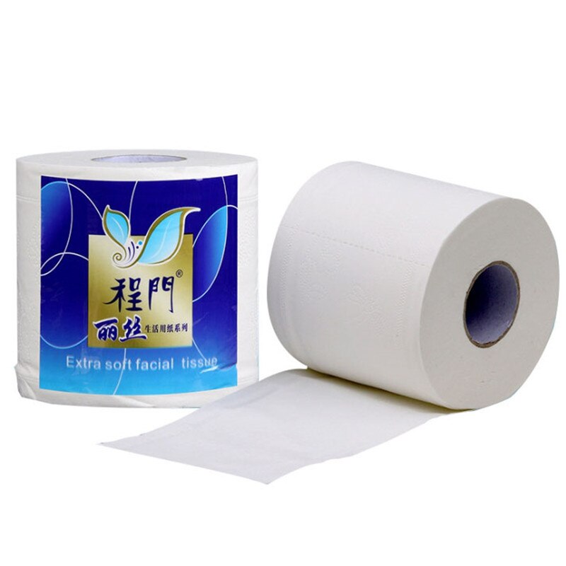 Rollos de papel higiénico suave de 4 capas para el hogar, rollo de papel higiénico suave sin olor, accesorios de cocina y baño