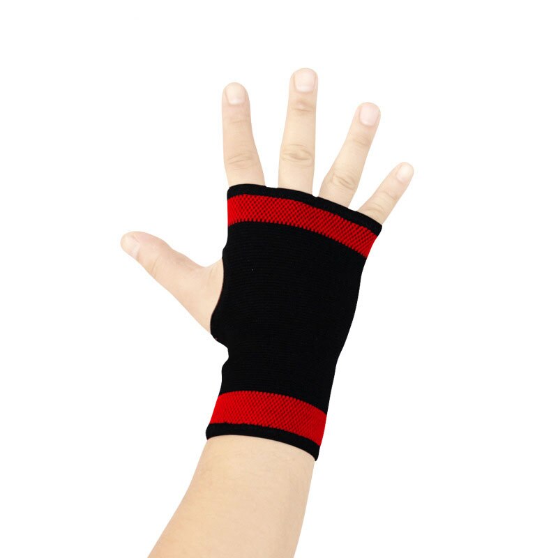 1 Pcs Elastische Polsbandjes Druk Palm Polssteun Fitness Pols Wraps Hand Bescherming Handschoenen