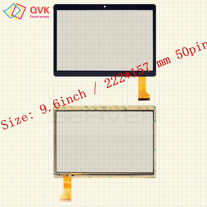 9.6 Inch touch FX-C9.6-191 KDX/MJK-0419-FPC/FHF096-001/MJK-0427-FPC/DH-1069A4-PG-FPC294-V1.0 touch screen panle