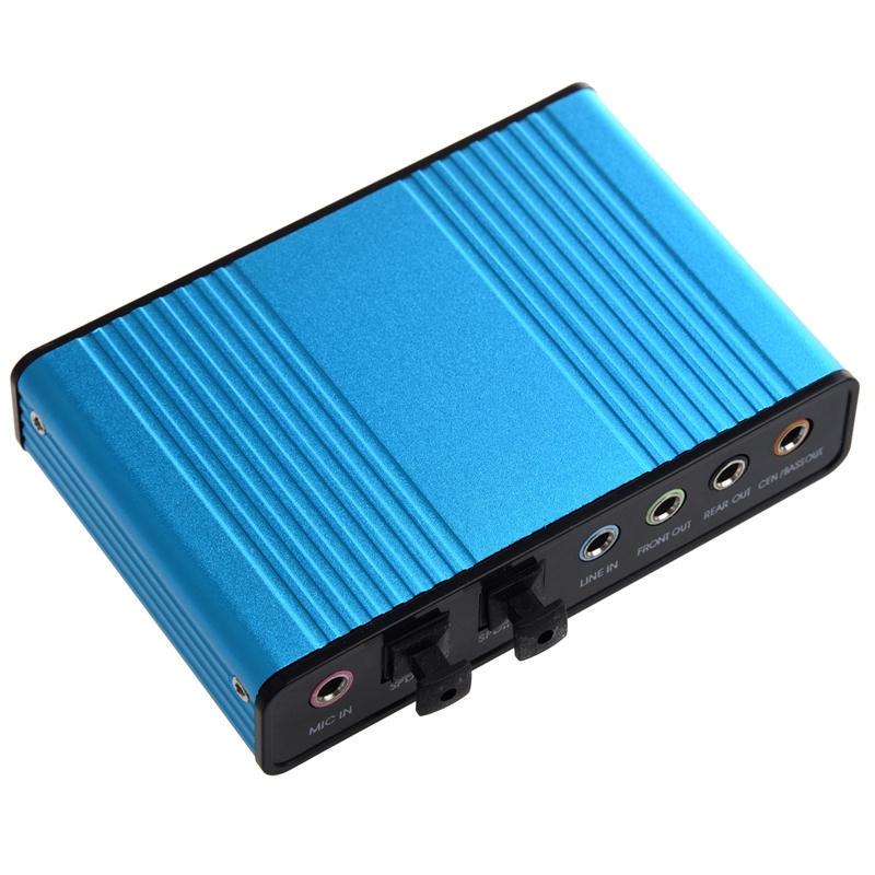 USB 6 Channel 5.1 External Audio Sound Card SPDIF: Default Title