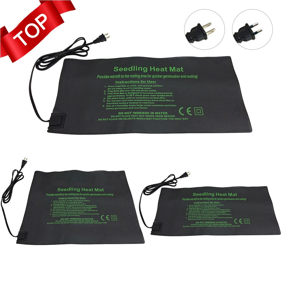 US/EU Seedling Heat Mat Plant Seed Germination Propagation Clone Starter Pad Vegetable Flower Garden Tools Supplies Greenhouse