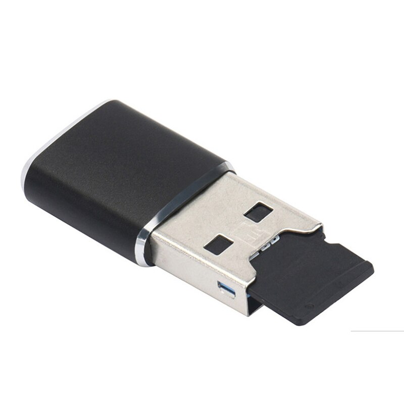 USB 3.0 Mini Card Reader TF OTG Micro Card Readers For TF Card Micro SD USB Card Adapter: Black