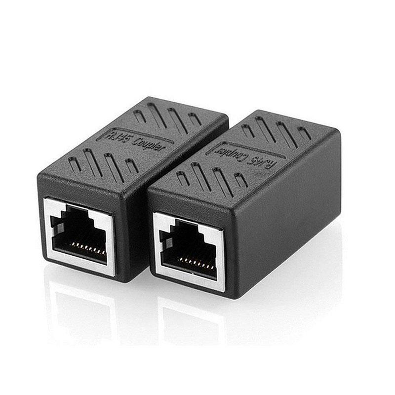 1Pc/2Pcs CAT6 Network Ethernet RJ45 Female – Female LAN Connector Network Adapter Coupler