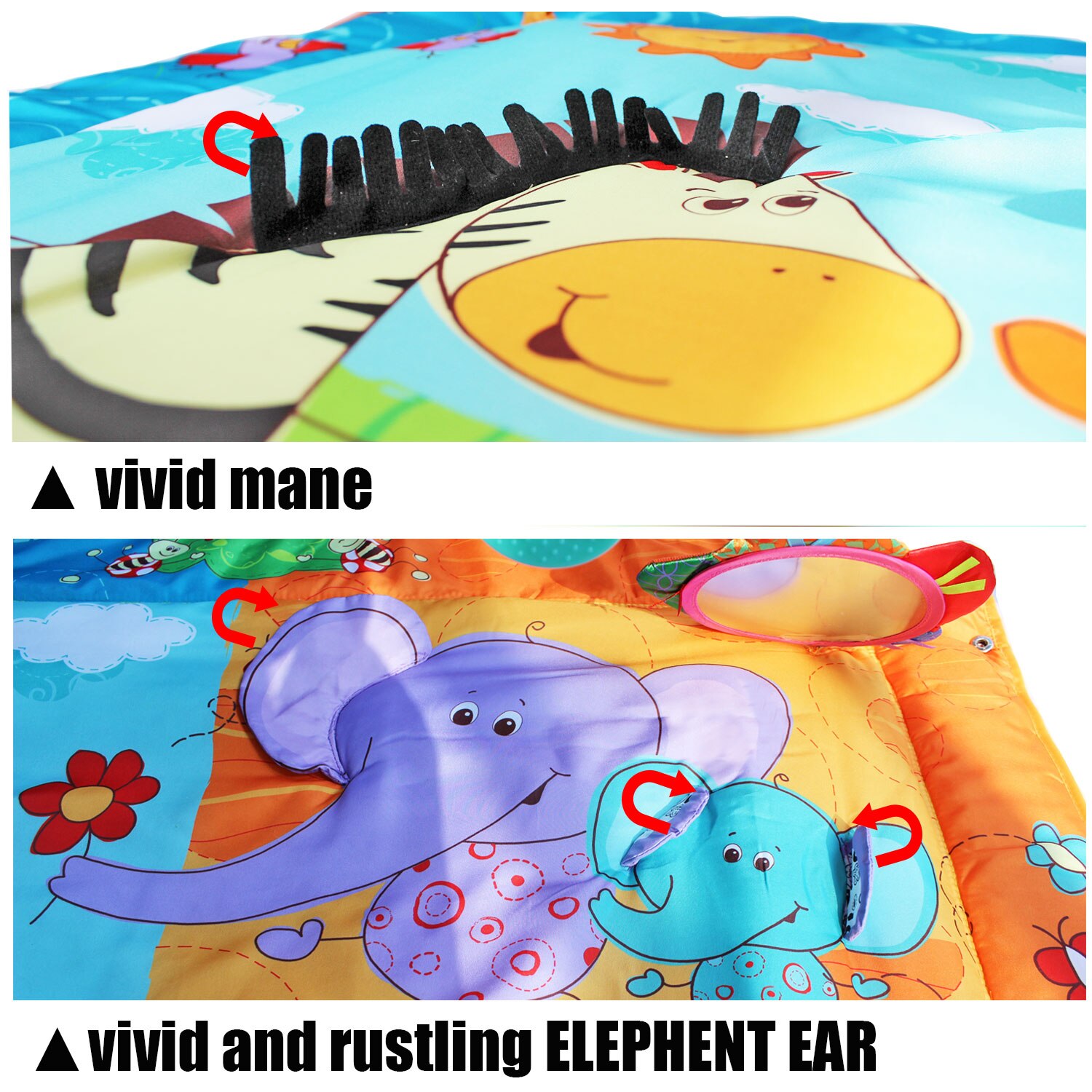 Baby Toys Play Gym Mat Educational Infant Floor Blanket