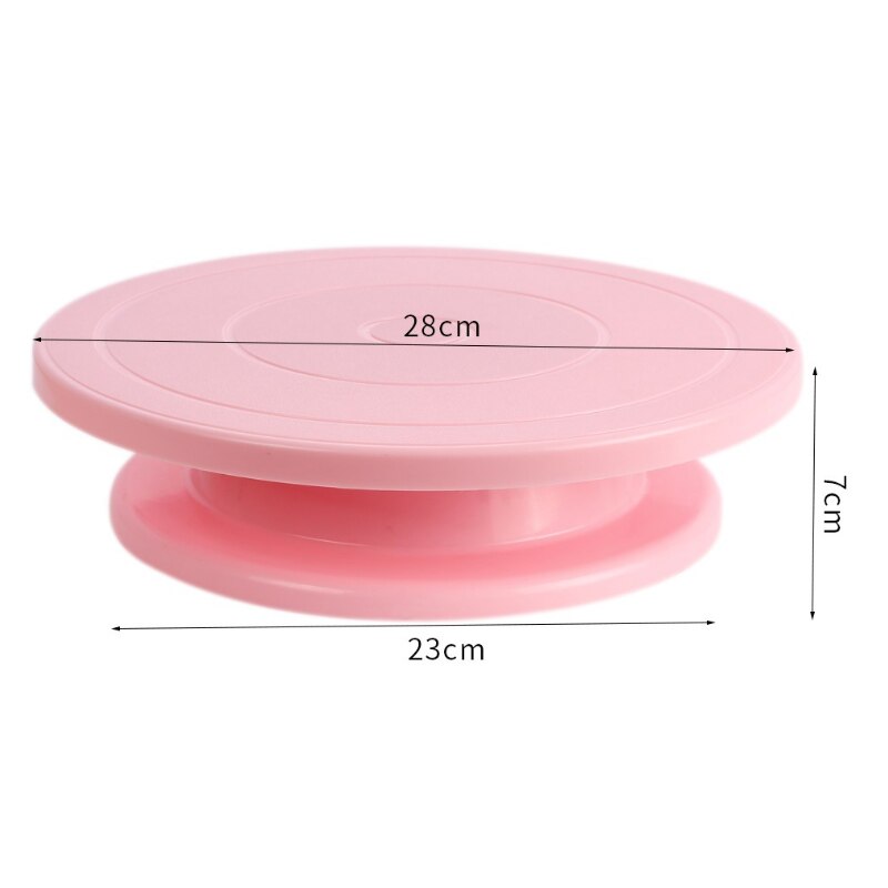 Bricolage gâteau plateau tournant cuisson moule gâteau plaque rotative ronde gâteau décoration outils Table rotative pâtisserie fournitures accessoires de cuisson