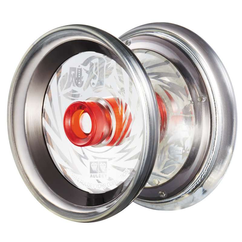 Auldey yoyo cyclone edge yoyo CNC Metal KK bearing yoyo Juguetes Accesorios especiales diabolo malabares eje lateral libre: white