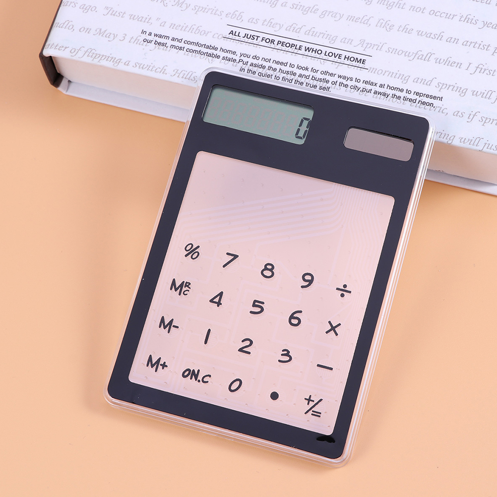 2Pcs Mini Calculator Solar Energy Calculator Accounting Calculator Basic Calculator