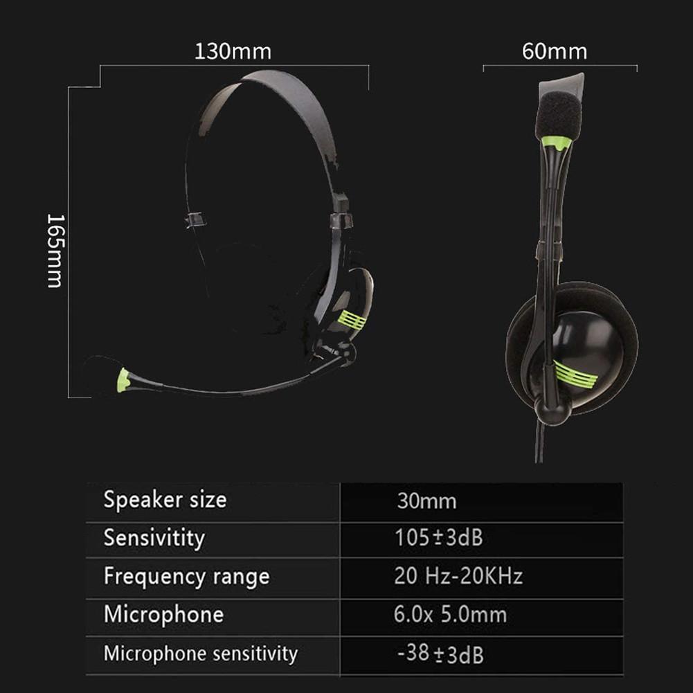 USB Kopfhörer Leichte Komfortable Headset Mit flexibel Mikrofon Universal- Genaue Geeignet Für Computer Laptops
