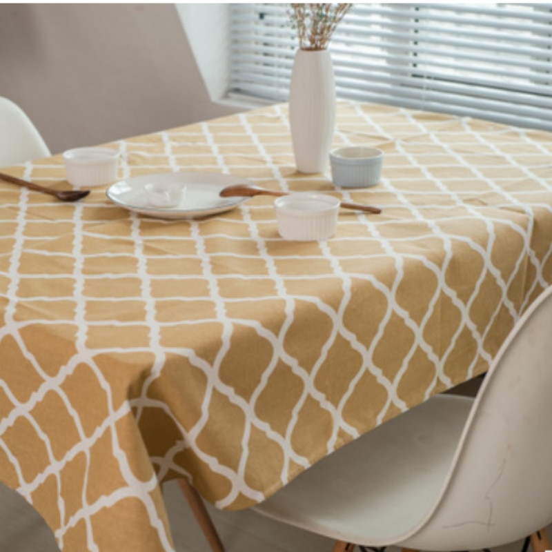 Cotton and Linen Blend Fabric by meter Printed sewing upholstery crafts cotton fabric for tablecloth home decoration