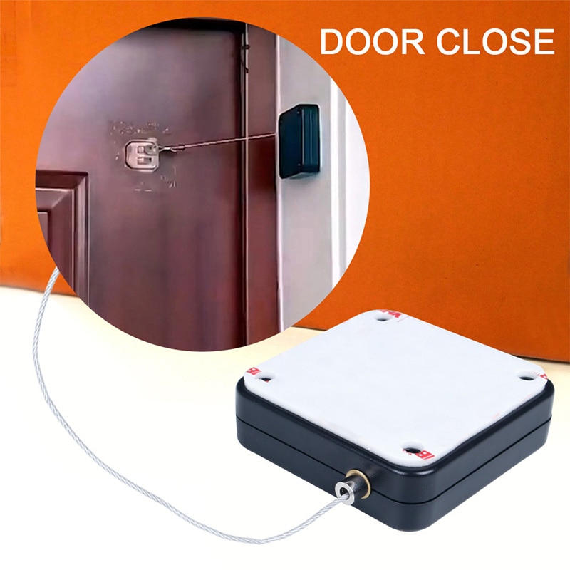 Universele Punch-Gratis Automatische Sensor Deur Dichter Automatisch Dicht Voor Alle Deuren Deurdranger Organizer Schuifdeur Dichter