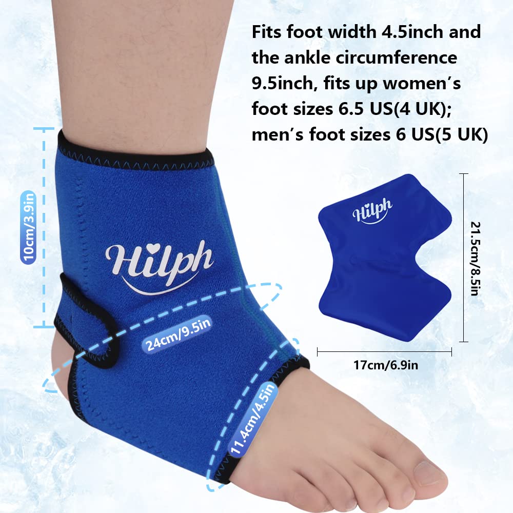 Tobillera de pie para terapia de frío , bolsa de refrigeración Flexible y reutilizable para lesiones deportivas, alivio del dolor muscular, soporte de muñeca, paquete de hielo, 1 ud.