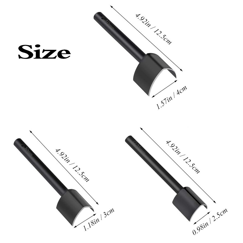 V Shape Cutter Punch Leather Belt End Cutter Leather Craft Tools for Crafting Strap Belt Wallet DIY Leather Tool