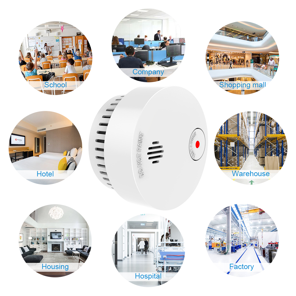 CPvan SM01 Smoke Detector CE EN14604 Smoke Sensor ... – Grandado