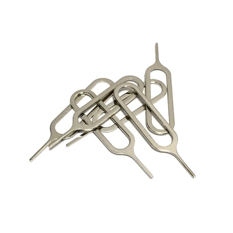 10 pièces nouvelle carte de téléphone broche prendre carte Sim décapant outil broche aiguille pièces de rechange pour iPhone Samsung Xiaomi Huawei ShipShopping