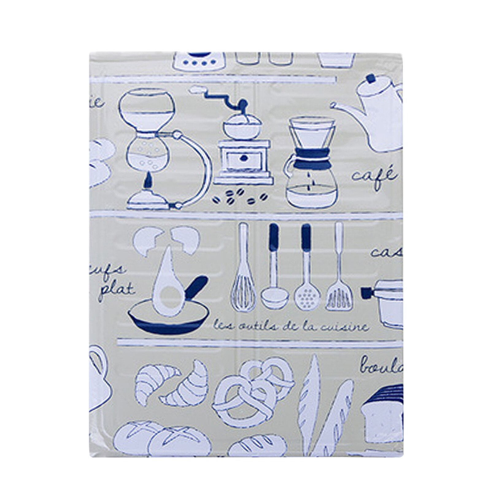 Aluminum Foil Oil Block Oil Barrier Stove Cook Printed Anti-splashing Oil Baffle Heat Insulation Utensils Kitchen Guard #T2P: A