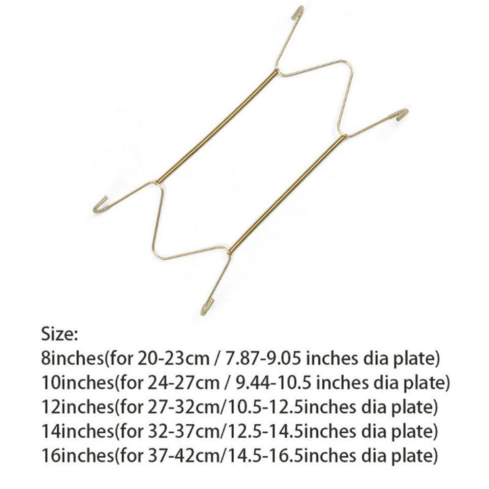 8 "-12" eenvoudige Hangers Accessoires Gereedschap Hard Show Schotel Houder Thuis Handige W Vorm Muur Display Opknoping