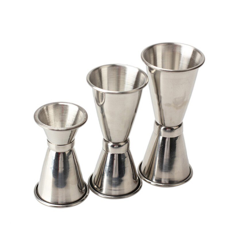 3 Size Rvs Bar Wijn Cocktail Shaker Jigger Enkele Double Shot Drink Mixer Wijn Pourers Measurer Cup Bar gereedschap