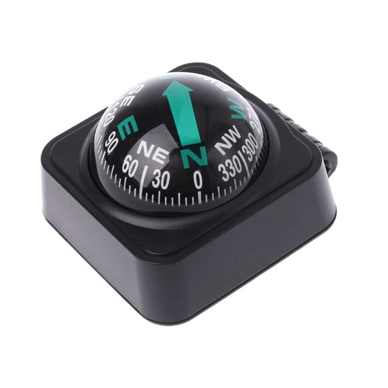 Brújula para coche, bola ajustable, navegación para vehículo,