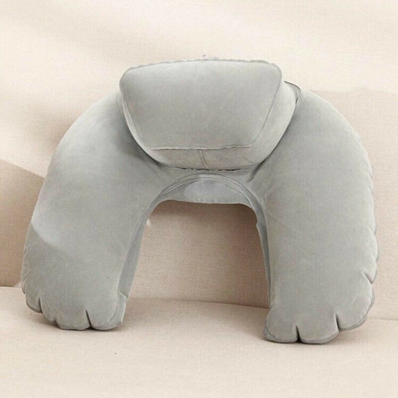 U Vorm Opblaasbare Nek Halswervel Tractie Apparaat Nek Schouder Pijn Relax Massager Kussen Relief Hoofdpijn Gezondheid