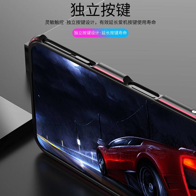 Aluminium Bumper Case Voor Black Shark 4 Pro Luxe Metalen Camera Lens Protector Voor Blackshark 4 Pro Metalen Telefoon Frame case