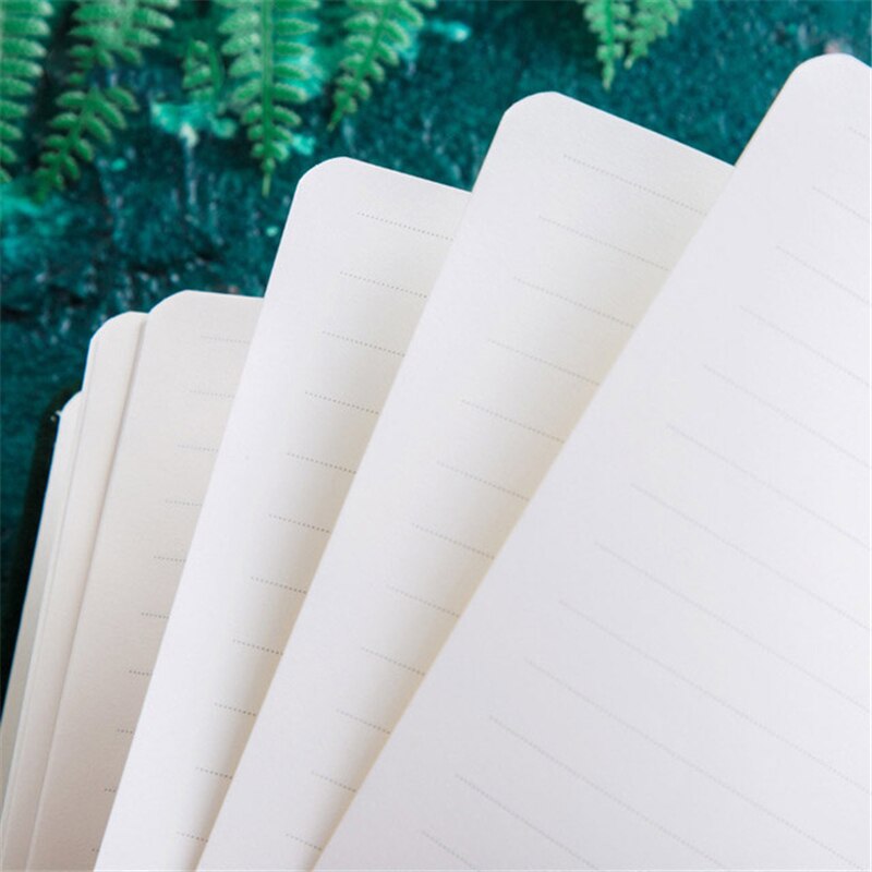 Muji Simple Leather Diary B6 Mini Kawaii Notebook Journals School Note Book Personal Travel Notepad D40