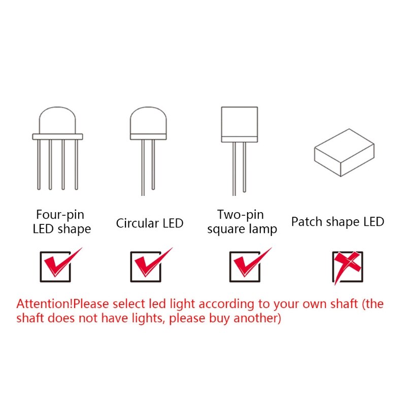 Gateron mx switch 5 pin Switches RGB SMD Axis Compatible for mechanical Keyboard 62KA