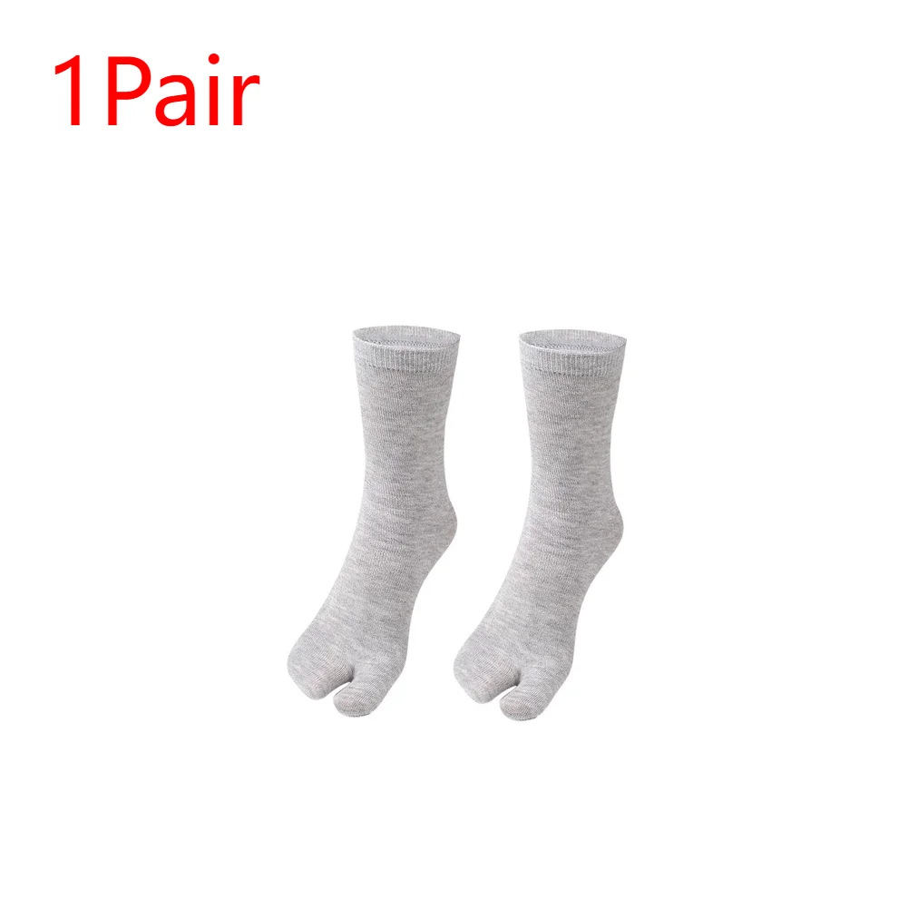 1-5PCS Women/Men Unisex Japanese Kimono Flip Flop Sandal Split Two Toes Sock Tabi Geta Cotton Socks: Dark Khaki