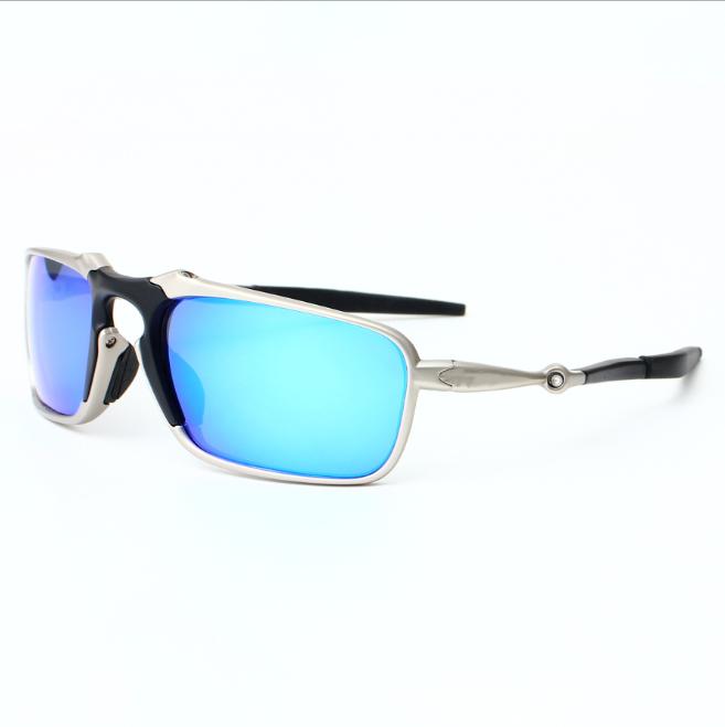 X Metall badman sonnenbrille für damen und herren, polarisierte sonnenbrille, fahrradbrille, sportbrille: Lila