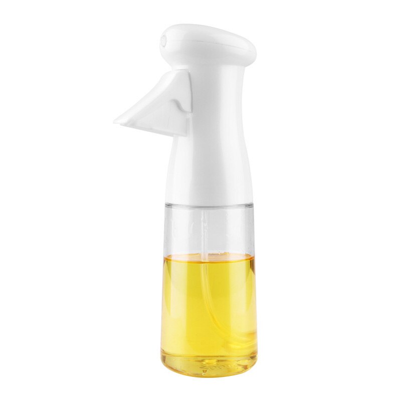 Oil Spray Bottle BBQ Grill Cooking Olive Oil Dispenser Bottle Vinegar Spritzer Bottles for Air Fryer Salad Frying Kitchen Tool: White 320ml