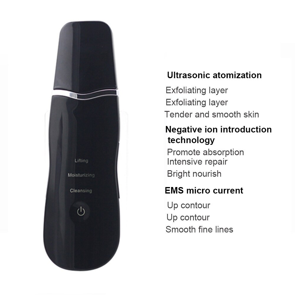 Ultrasonic Face Pore Cleaner Skin Scrubber Deeply Clean Blackhead Acne Removal Face Peeling Machine Skin beauty Instrument