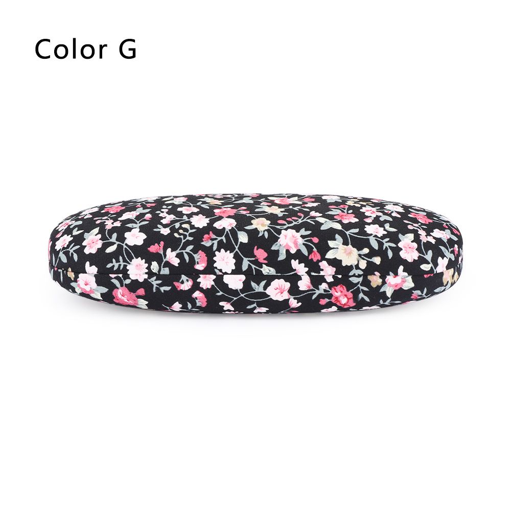 Ölgemälde Kunst Gläser Fall Box Harte Leder Lesebrille Fall Retro Floral Print Brillen Schutz Gläser Halter