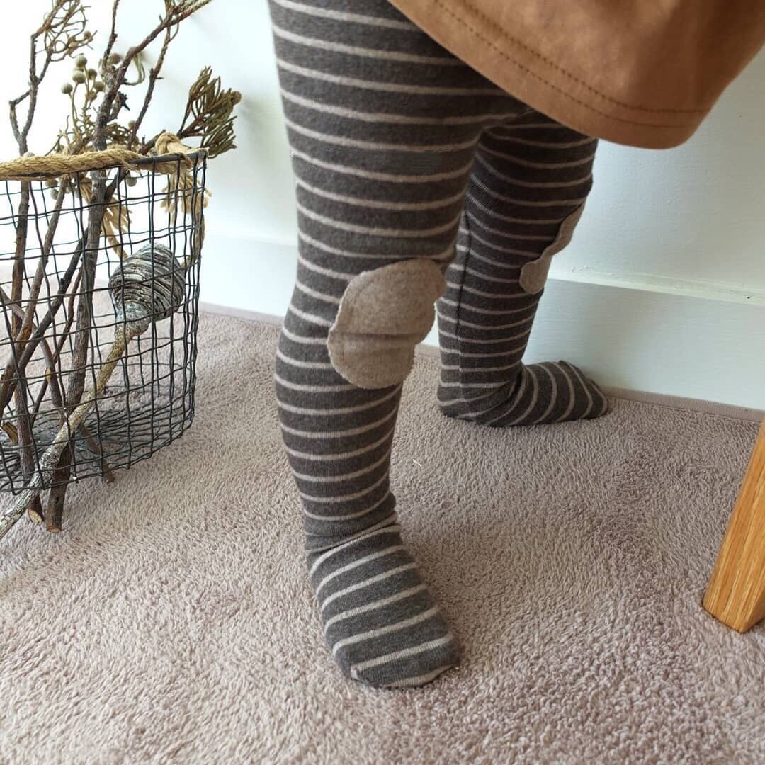 Ins höst vinter baby leggings rand baby leggins byxor baby kläder