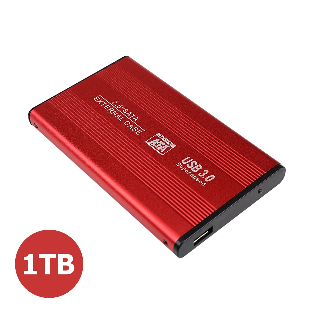 2.5 &quot;Draagbare Externe Harde Schijf Usb 3.0 2.0 1Tb 2B 500Gb Hdd Externo Hard Disk Voor Windows 10 7 Mac Os X 10.9 Harde Schijf: Red 1TB
