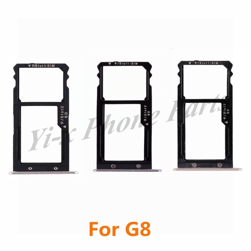 10 stks/partij SIM Kaart Lade Micro SD Card Tray Holder Slot Voor Huawei G8/Maimang 4 Vervangende Onderdelen