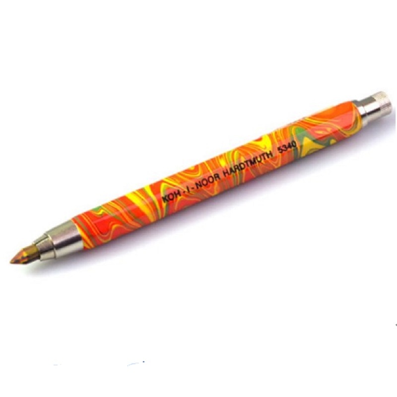 Lápiz de actividades de arco iris mágico, lápiz automático de 5,6mm, pluma de ingeniería de Metal, 1 Uds.