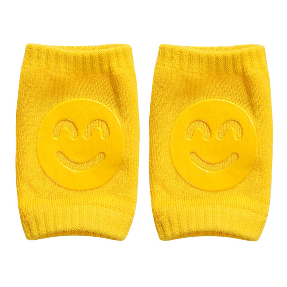 Kids Non Slip Crawling Elbow Infants Toddlers Baby Accessories Smile Knee Pads Protector Safety Kneepad Leg Warmer Girls Boys: yellow