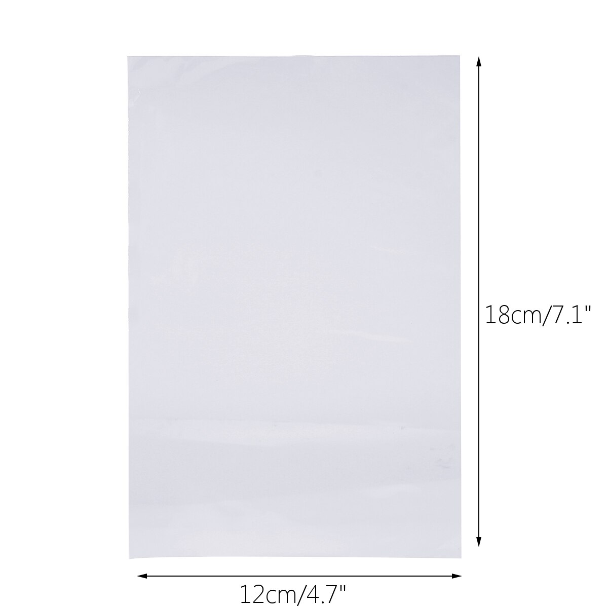 100pcs PVC Shrink Wrap Bags Plastic Film Shrink Wrapping Bags For Soaps Bottles Bath Bombs Packaging Baskets ( 12x18cm)