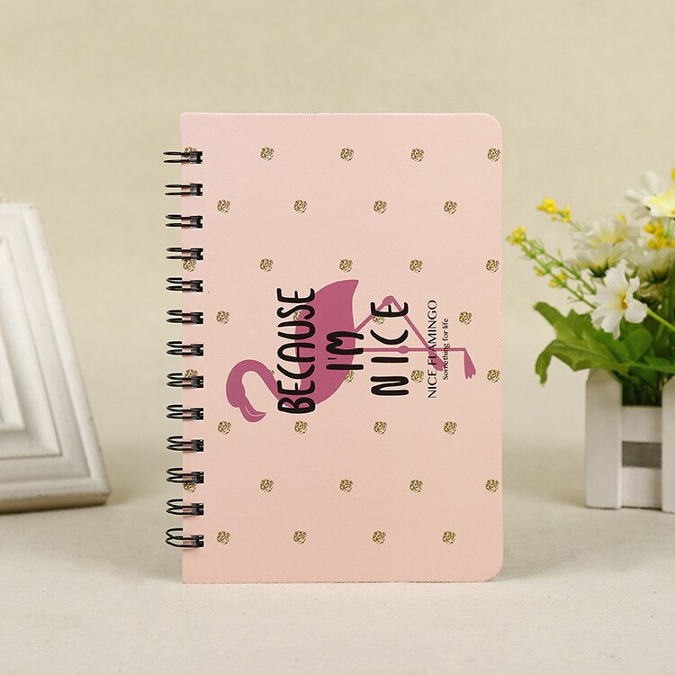 Leuke Notebook Draagbare Agenda A6 Dagboek Journal Wekelijkse Maandelijkse Planner Schoolbenodigdheden Stationair Organizer Schema: C Flamingo 01