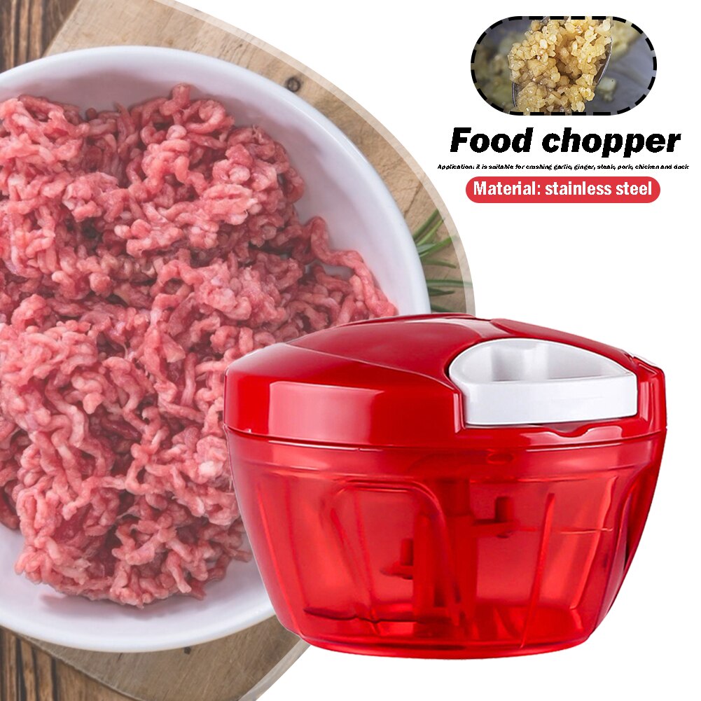 Handleiding Voedsel Shredder Vlees Walnoot Molen Multifunctionele Groenten Uien Chopper Keuken Gereedschap Duurzaam Food Processor