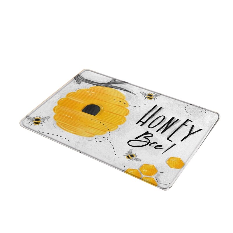 Bee Festival Huis Deur Mat Badkamer Badkamer Antislipmat Slaapkamer Woonkamer Tapijt Vloermat Badkamer Mat badmat: 26