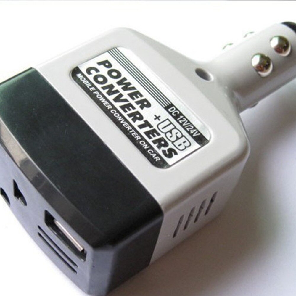 Bilomvandlare universal krafttransformator 12v/24v to 220v inverterare kraftomvandlare