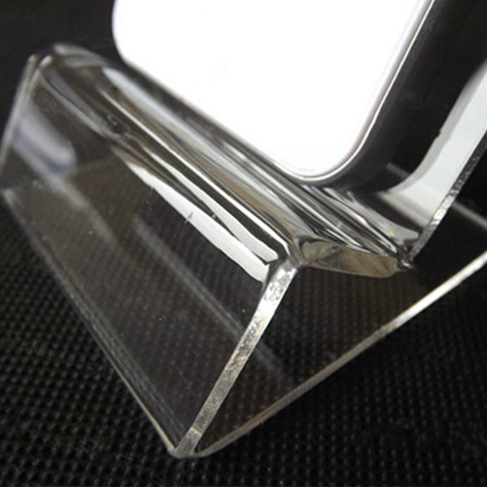 Transparent Acrylic Display Stand Desk Shelf Cell Phone Business Stand Stand Card Business Office Holder Card Desktop Displ